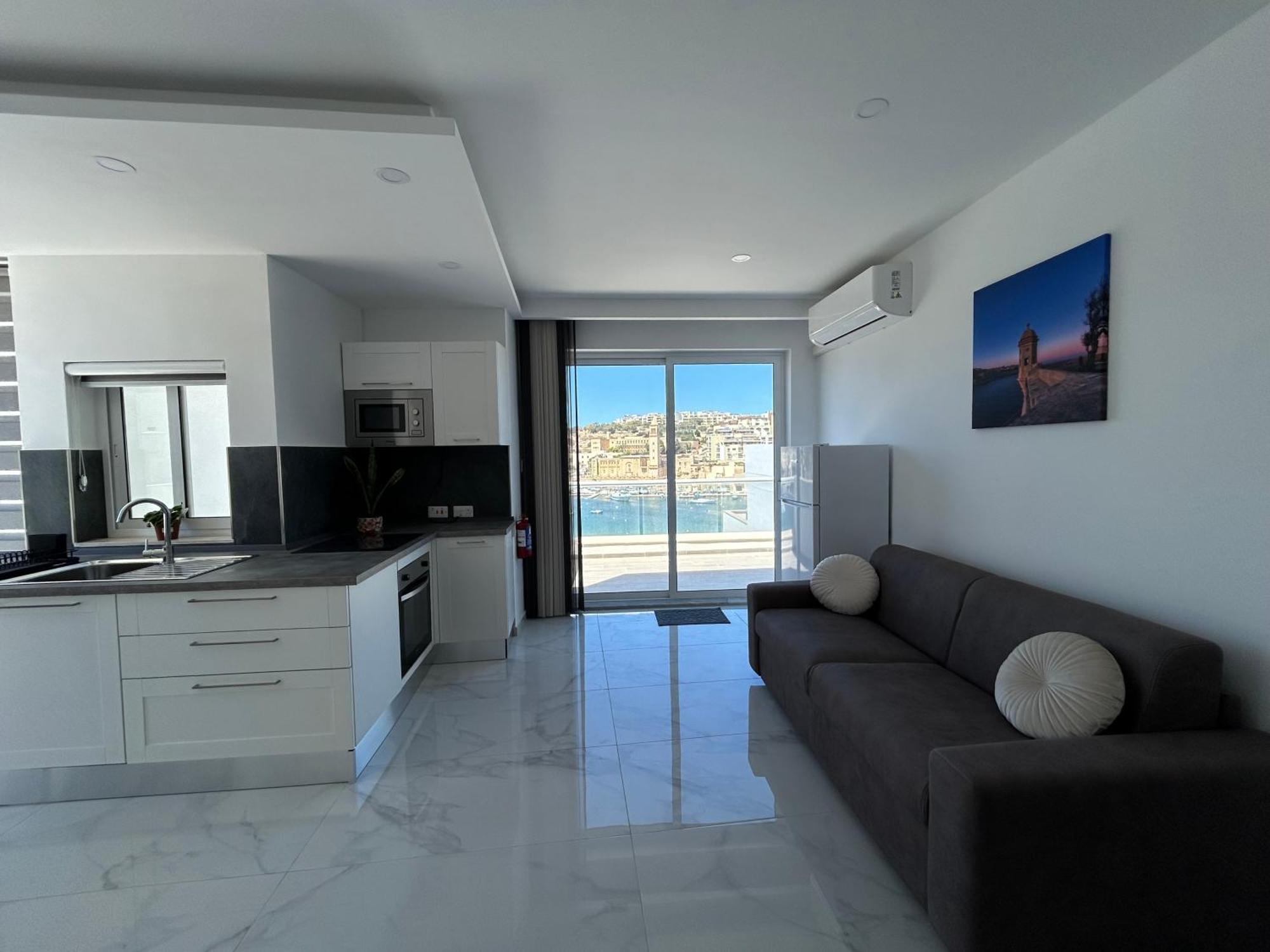Ferienwohnung Seaview Setters Penthouse Marsaskala Exterior foto